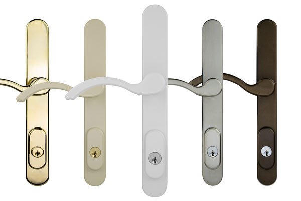 French swing door handle