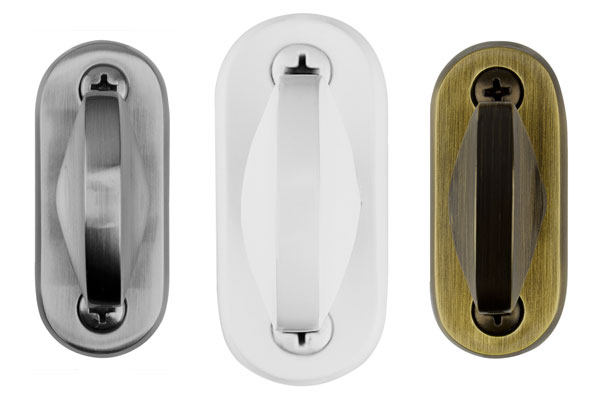 French swing door sidelite latches